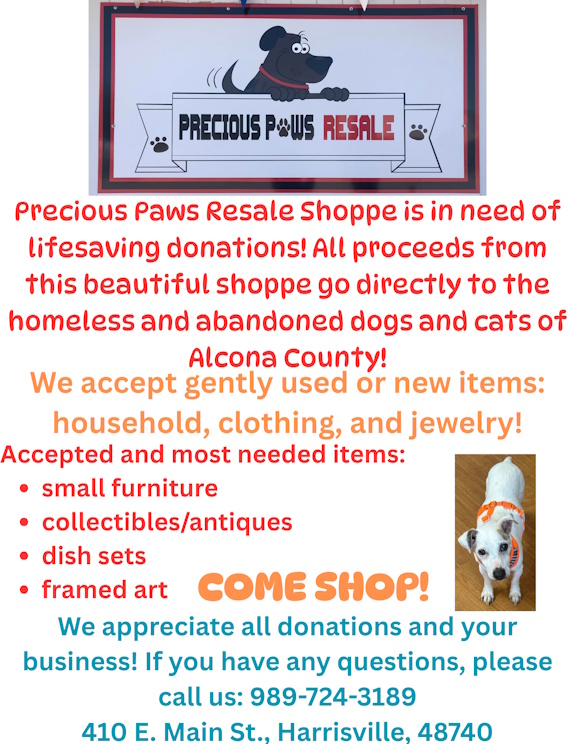 precious pawss flier